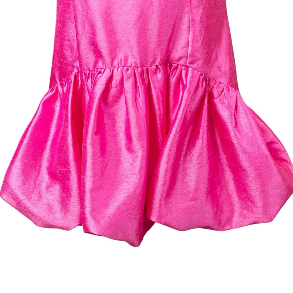 Hutch Drop Waist Bubble Mini Dress 10 Pink Barbie Coquette Girl Icy Pink - Picture 7 of 11